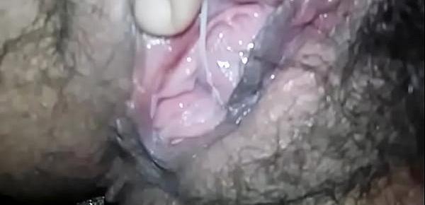  Vagina peluda jugosa